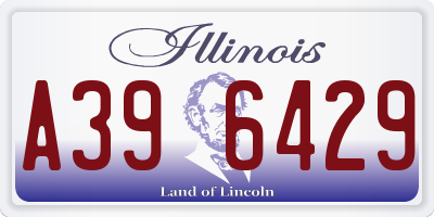 IL license plate A396429