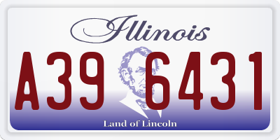 IL license plate A396431