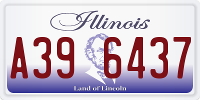 IL license plate A396437