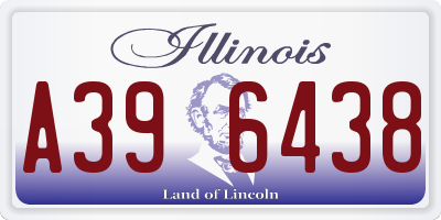 IL license plate A396438