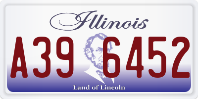 IL license plate A396452