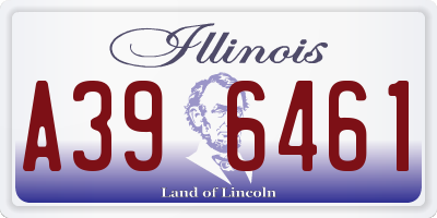 IL license plate A396461