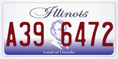 IL license plate A396472