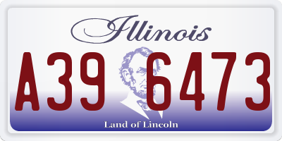 IL license plate A396473