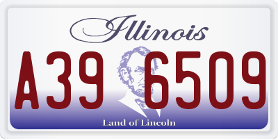 IL license plate A396509