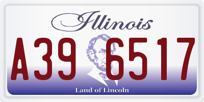 IL license plate A396517