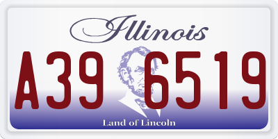 IL license plate A396519