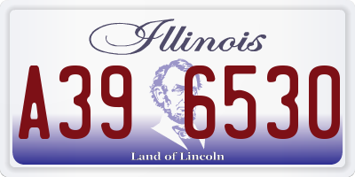 IL license plate A396530
