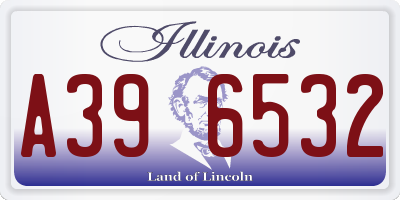 IL license plate A396532