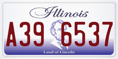 IL license plate A396537