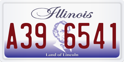 IL license plate A396541