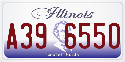 IL license plate A396550