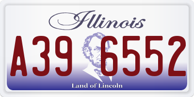 IL license plate A396552
