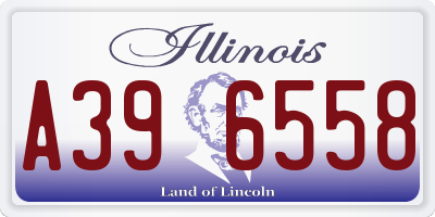 IL license plate A396558