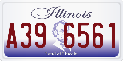 IL license plate A396561