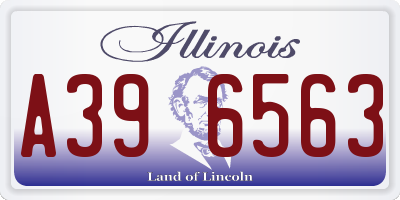 IL license plate A396563