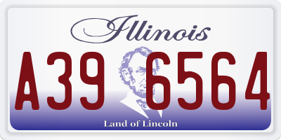 IL license plate A396564