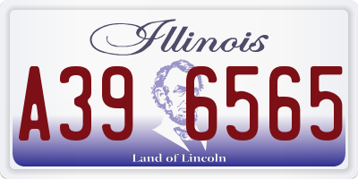 IL license plate A396565