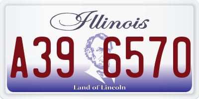 IL license plate A396570