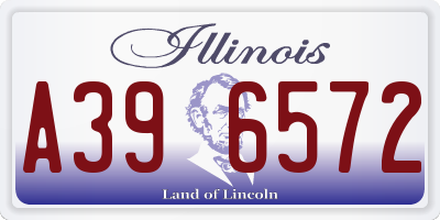 IL license plate A396572