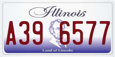 IL license plate A396577