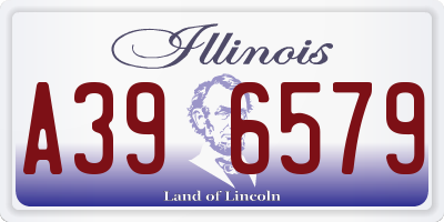 IL license plate A396579