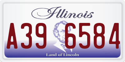 IL license plate A396584