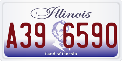IL license plate A396590