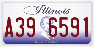 IL license plate A396591