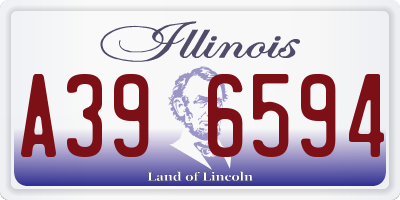 IL license plate A396594
