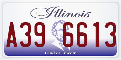 IL license plate A396613