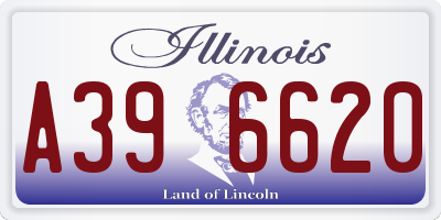 IL license plate A396620