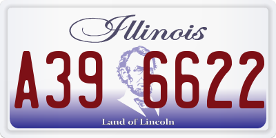 IL license plate A396622