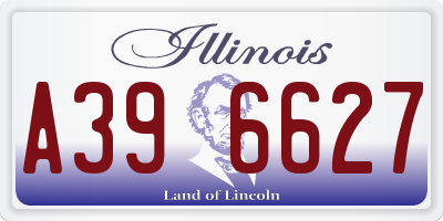 IL license plate A396627