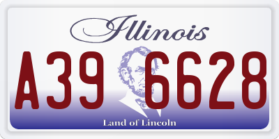 IL license plate A396628