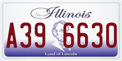 IL license plate A396630