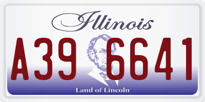 IL license plate A396641