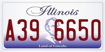 IL license plate A396650