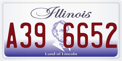 IL license plate A396652