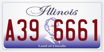IL license plate A396661