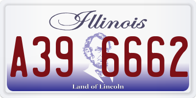 IL license plate A396662