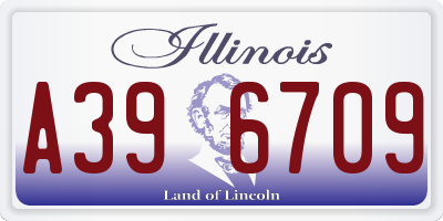 IL license plate A396709