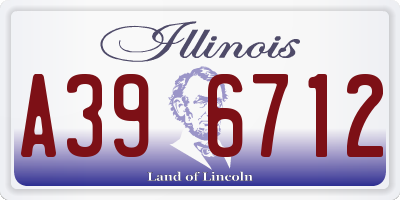 IL license plate A396712