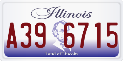 IL license plate A396715