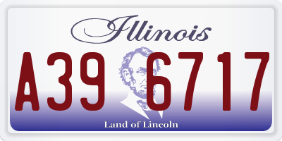IL license plate A396717