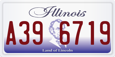 IL license plate A396719