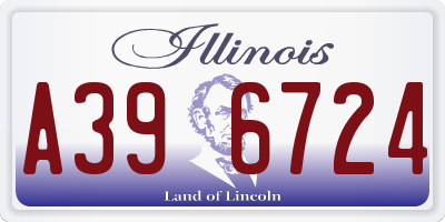 IL license plate A396724