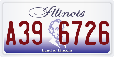 IL license plate A396726
