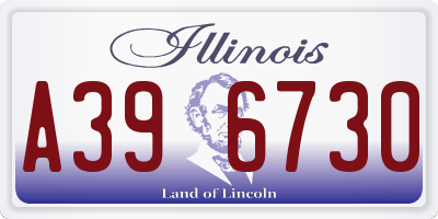IL license plate A396730