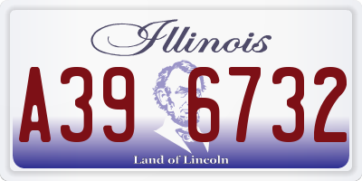 IL license plate A396732